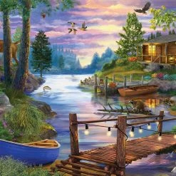 Best Pirce 🤩 SunsOut 1000 Pieces Footbridge ⌛