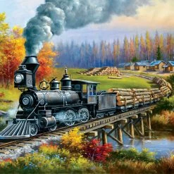 Promo ✨ SunsOut 300 Pieces Logging Camp Run 💯