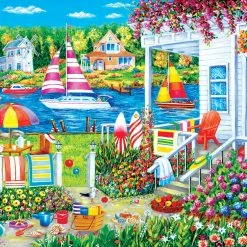 Hot Sale 🎁 SunsOut 500 Pieces House On The Water ⌛