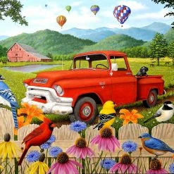 Flash Sale ⭐ SunsOut 500 Pieces The Red Truck 😀