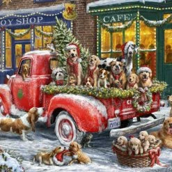 Cheap ✨ Vermont 🔔 Christmas Company 1000 Pieces 🦮 Doggone 🔔 Christmas ⭐