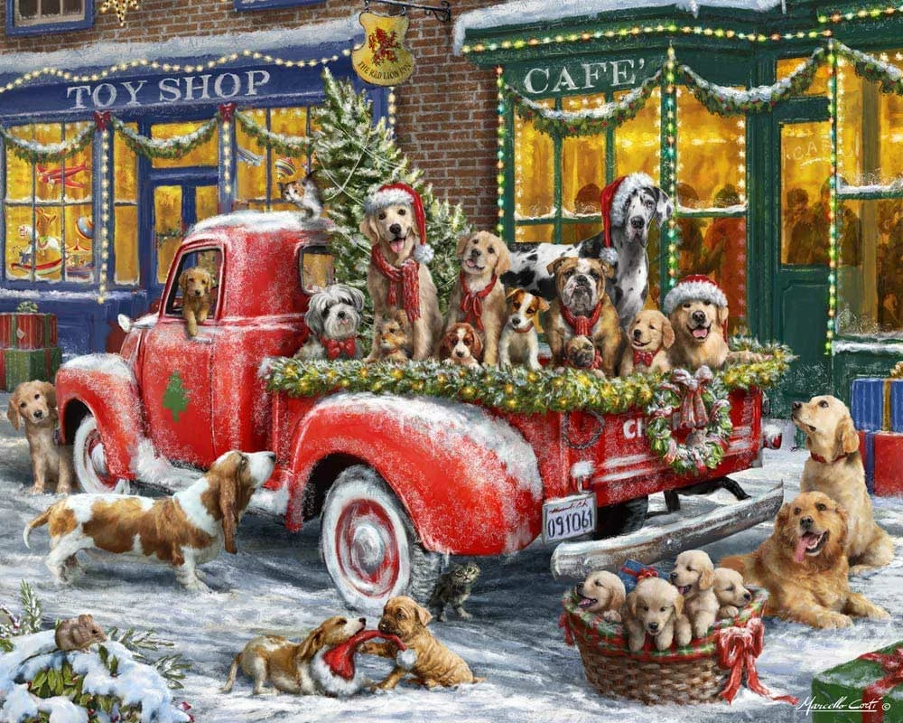 Cheap โจ Vermont ๐ Christmas Company 1000 Pieces ๐ฆฎ Doggone ๐ Christmas โญ