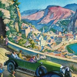 Promo 💯 New York Puzzle Co 1000 Pieces Coastal Drive 🎁