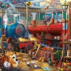 New 👏 Educa 500 Pieces Train Station 🥰