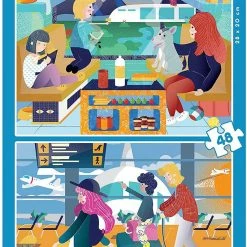 New ⌛ Educa 48 Pieces At The Airport & On The Train 🎁