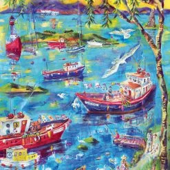 Hot Sale 🧨 Colorcraft 1000 Pieces Boats At Sunset Bay 🤩