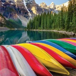 Best Pirce 😍 Colorcraft 1000 Pieces Mountain Lake Boats 😉