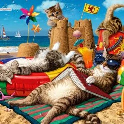 Top 10 ❤️ Anatolian 260 Pieces Cats On The Beach 🌟