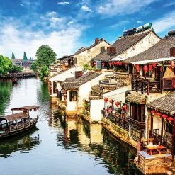 Cheap ✨ Anatolian 2000 Pieces Xitang Ancient Town 😀