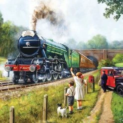 Best reviews of 🔥 SunsOut 1000 Pieces ⌚ Watching The Trains 🤩