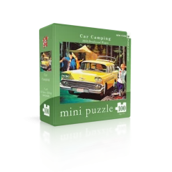Best Pirce 🔥 New York Puzzle Co 100 Pieces Car Camping - 1958 Brookwood Wagon Mini Puzzle 🎉
