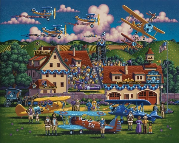 Outlet β€οΈ Dowdle Folk Art 100 Pieces Flying Aces π