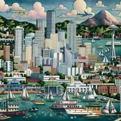Cheapest 🧨 Dowdle Folk Art 500 Pieces Seattle 🥰