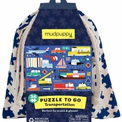 Best Pirce 🧨 Mudpuppy 36 Pieces Transportation Puzzle To Go 🔔